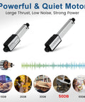 12V Mini Linear Actuator With 0.8 Inch Stroke And 4.5 Lbs Load High Speed 1.97 Inches Per Second Ideal For Robotics Home Automation Cabinets
