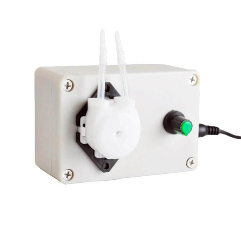 12V Adjustable Peristaltic Dosing Pump Liquid Metering Pump with Adapter for Aquarium Lab Analytical EK1960