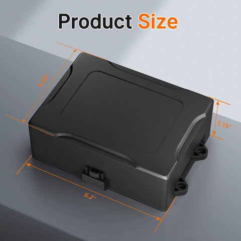 12V Automotive Relay Box Kit With 6 Way Relays And 14 ATC ATO Blade Fuses, Waterproof Fuse Panel dimensions shown