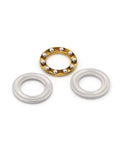 12x21x5mm Axial Ball Thrust Bearing With Brass Cage 10 Pack For Oven Turntables Pumps Rotary Equipment And Machine Tools components