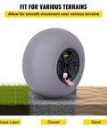 13 Inch Beach Balloon Wheels Replacement Sand Tires on grass, gravel, and sand for kayak dolly, canoe cart, and beach buggy.