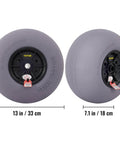 13 Inch Beach Balloon Wheels Replacement Sand Tires, TPU Inflatable Cart Wheels for Kayak Dolly, Canoe Cart and Beach Buggy
