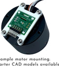 Magnetic Rotary Position Sensor Encoder Breakout Board Module With 14Bit Precision mounted on motor example