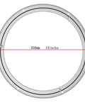 14-inch heavy duty aluminum lazy Susan hardware with polished ball bearings rotary turntable swivel plate for dining table and workbench.