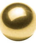 1/4" Inch Diameter G200 Loose Solid Bronze/Brass Bearing Balls - Pack of 10 - VXB Ball Bearings