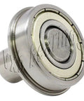 1/4 Inch Flanged Ball Bearing with 1/8 diameter integrated 3/8 Axle - VXB Ball Bearings