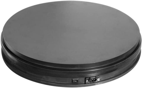 14 Inches Electric Turntable Motorized Rotating Display Stand 110Lb max Loading Black - VXB Ball Bearings