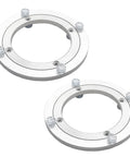 140mm Aluminum Alloy Lazy Susan Turntable Bearing Base, 2 Pack 6 Inch Round Rotating Base for Kitchen Storage