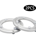 140mm Aluminum Alloy Lazy Susan Turntable Bearing Base, 2 Pack 6 Inch Round Rotating Base for Kitchen Storage and Shelves
