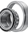 Close-up of 4 Sets 14125A Trailer Bearing Kits For 5200 7000 Lb Axles EZ Lube And Standard Axles With 2.72 Inch Dust Cap Grease Seal Cotter Pin