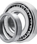 Close-up of 14125A trailer bearing and race, part of 4 Sets 14125A Trailer Bearing Kits For 5200 7000 Lb Axles EZ Lube And Standard Axles.