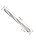 14mm Chucking Reamer HSS Cobalt M35 For Lathe Machines D4 Size 6 Straight Flutes Round Shank Uncoated by Uxcell