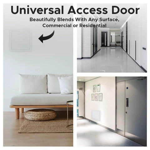 14 By 20 Universal Access Panel Flush Steel Door With Flange 16 Gauge installed in residential and commercial settings