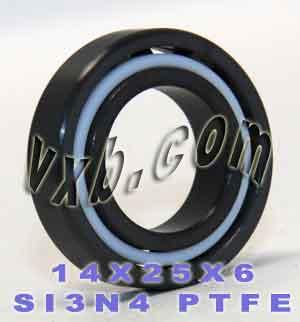 14x25x6 Full Ceramic Bearing Silicon Nitride - VXB Ball Bearings