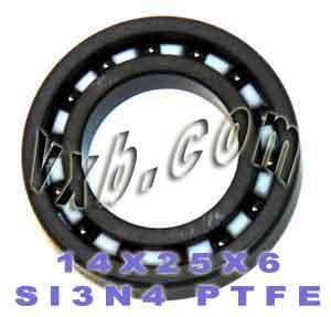 14x25x6 Full Ceramic Bearing Silicon Nitride - VXB Ball Bearings