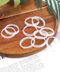 20 Pack Rubber Cone Seal Rings For One And A Half Inch Waste Pipe And Slip Joint Washers on wooden tray
