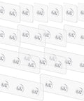 Set of 15 white utility cart hardwood frames for 30 lb load, used in home and warehouse, shown in packaging layout.