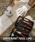 15-Piece Household Tool Kit With Hammer, Pliers, Screwdriver Set And Toolbox Storage Case For Homeowners, DIYers, And Handymen