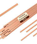50 Sticks BCuP-5 Brazing Rods With Fifteen Percent Silver For Phos Copper Welding 0.050 Inch Diameter By 10 Inch Length Industry Grade for HVAC