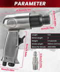 Powerful 150mm Air Hammer Kit With 4500 BPM Pneumatic Hammer dimensions and specifications
