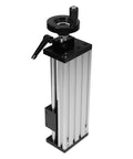 ✝️ 150mm Length Effective Travel Manual Sliding Table,Dual Optical Axis,Linear Rail Guide Ballscrew with Handle