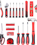 All Purpose 156 Piece Home Tool Kit In Foldable Toolbox For Everyday DIY And General Repairs Unisex Hand Tools Set