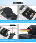 Junction box connections for 1.5KW 220V Air Cooled Spindle Motor ER11 24000RPM with instructions for CNC setup