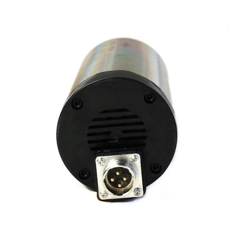 Close-up of the connector end of 1.5KW Air Cooled CNC Spindle Motor 220V With ER11 ER16 Collets 80mm Bearing GDZ-80-1.5F