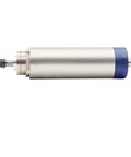 1.5KW Air Cooled ER11 Spindle Motor for CNC Machines, 65mm Diameter, side view with 4 ball bearings, 220V/380V compatible