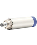 Side view of 1.5KW ER11 Air Cooled Spindle Motor For CNC Machines 65 Millimeter Diameter With Four Ball Bearings