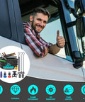 15 Ft Semi Truck Air Line Kit With Gladhands And Holder Tender Spring Kits 7 Way Trailer Cord Air Line Seals And Teflon Tape