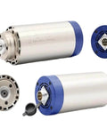 Beast 1.5KW 220V ER11 CNC Spindle Motor With Air Cooling, 80mm Clamp Bracket, four bearing, high speed live spindle, axial preload