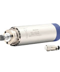 ER11 Air Cooled Spindle 1.5 Kilowatt Woodworking Spindle Motor 24000rpm With 65 By 204mm Size on white background