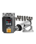 Beast 1.5kW Air Cooled CNC Spindle Kit With 65mm Clamp, 13 ER11 Collets, 220V VFD Inverter for precision machining projects