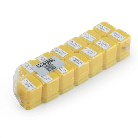 Pack of 13 ER11 collets from the Beast 1.5kW Air Cooled CNC Spindle Kit, shown with packaging labels and QR code sticker.