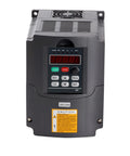 Front view of 220V VFD Inverter from Beast 1.5kW Air Cooled CNC Spindle Kit With 65mm Clamp, digital display and control interface