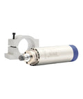 1.5 kW ER11 Air Cooled Spindle With Four Bearings, High Speed Axial Preload For Extra Stiffness, 24000 RPM, 65x204mm, and 65mm Bracket