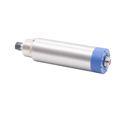 1.5KW ER16 Air Cooled Spindle For Woodworking With 4 Bearings, 24000 RPM, 65x258mm Overall, Includes ER16 Collet, 65mm Housing, And 110V Supply