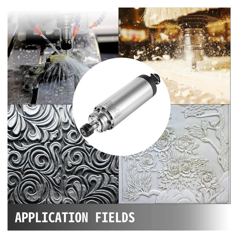 1.5KW Air Cooled Spindle Motor With Four Bearings ER11 ER20 Collets For CNC Router And Engraver illustrating application fields