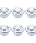 Drop In Ball Transfer Bearing Unit 15mm Nylon Ball With 33 Lb Load Capacity Per Ball Pack Of 6 for conveyors and machinery