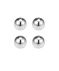 G100 15mm Stainless Steel Bearing Balls Set Of 4 For Bearings And Machinery, 304 Grade Precision Balls With Corrosion Resistance And Smooth Surface Finish