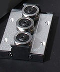 15mm=0.590" Inch Three Roller Bearing Linear Slide Block Without Linear Guide - VXB Ball Bearings