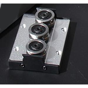15mm=0.590" Inch Three Roller Bearing Linear Slide Block Without Linear Guide - VXB Ball Bearings