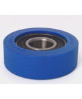 15x48x15mm Polyurethane Rubber roller wheel Bearing Sealed Miniature with tire - VXB Ball Bearings
