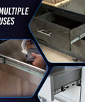 Various applications of 16 Inch Drawer Slides 1 Pairs (2pcs) Heavy Duty Full Extension Ball Bearing for dressers, cabinets, kitchen drawers