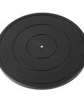 16 Inch Heavy Duty Rotating Swivel Stand Lazy Susan with Steel Ball Bearings Black Turntable Base shown from top view