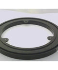 16" Plastic Lazy Susan Bearing - 400mm Diameter x 17mm Turntable Ring - Durable gray plastic rotary platform part.