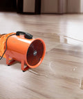 Heavy Duty 16 Inch Utility Blower Fan With Two Speeds Delivers Beastly 5175 CFM At High And 4475 CFM At Low Portable Industrial Exhaust Ventilator With 33 Feet Duct Hose for spaces