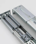 16 Inch Heavy Duty Soft Close Drawer Slides 1 Pair Full Extension Ball Bearing Glides 3 Fold Side Mount Cabinet Rails