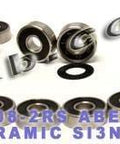 16 inline/Rollerblade Skate Ceramic Bearing Si3N4 ABEC-5 Bearings - VXB Ball Bearings